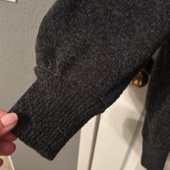 Gap dark Heather grey cardigan size M/L - Picture 3 of 6